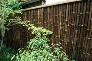 大宏園の竹垣の実例